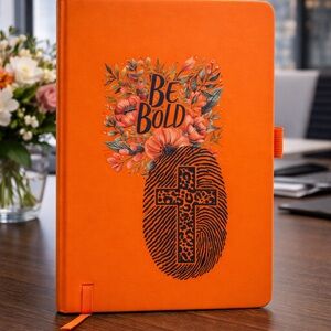 Orange 'Be Bold' Journal